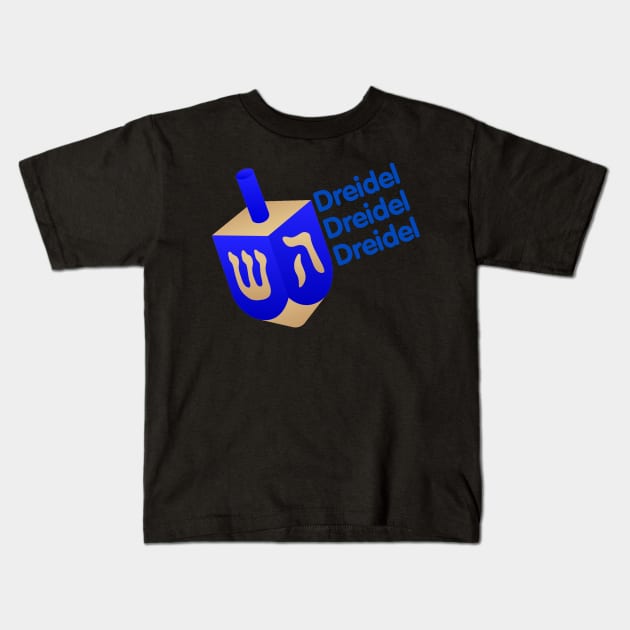 Dreidel Kids T-Shirt by marisaj4488